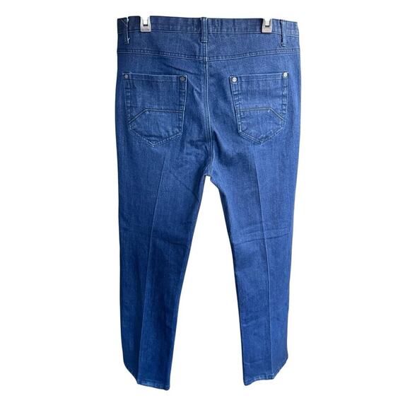 Paulo Solari Modern Fit Jeans Men's 36x32 Medium Wash Straight Leg EUC Old Money - Picture 3 of 9